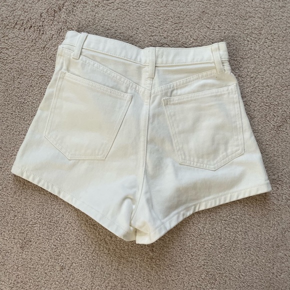 WeWoreWhat Off-White Flared Shorts - Picture 2 of 2
